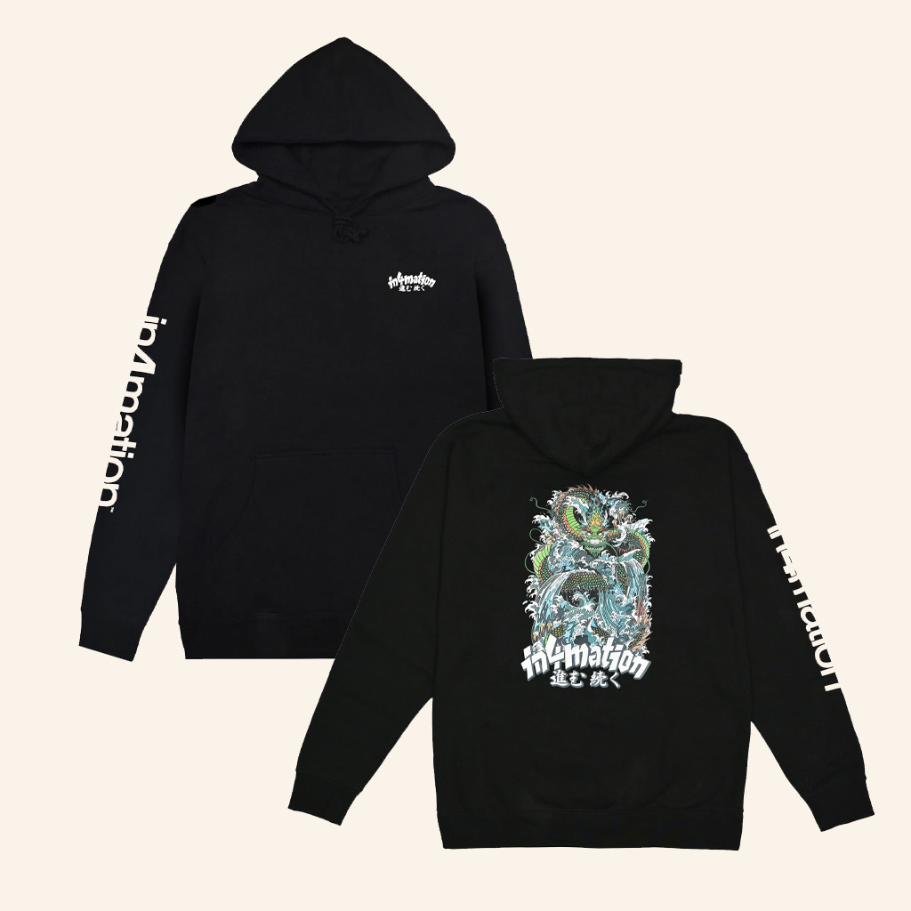 IN4MATION Merch Water Dragon Hoodie Christmas Presents For Boyfriend IN4MATION Merch Water Dragon Hoodie Christmas Presents For Boyfriend