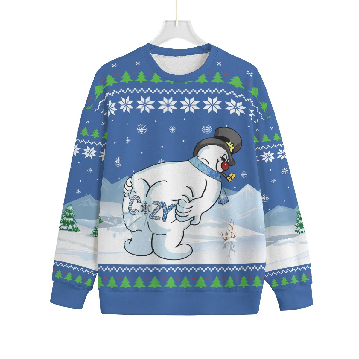 Inappropriate Snowman Men Big And Tall Christmas Sweater Lovely Christmas Sweater Gift for Mom or Grandma