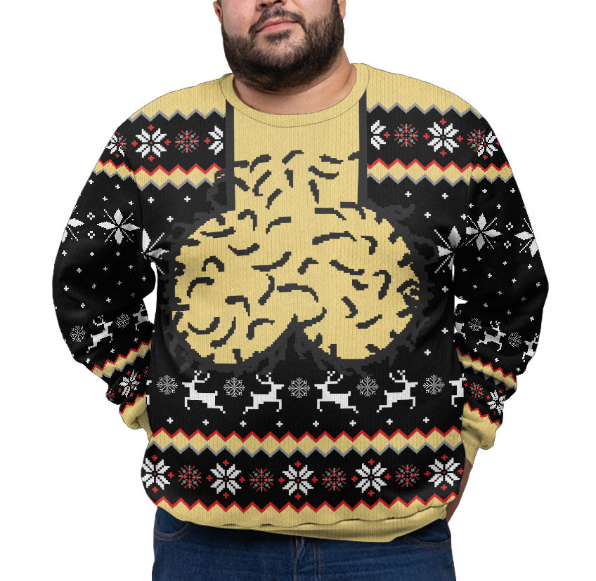 Inappropriate Ugly Christmas Plus Size Sweater Trendy Winter Sweatshirt for Cozy Moments