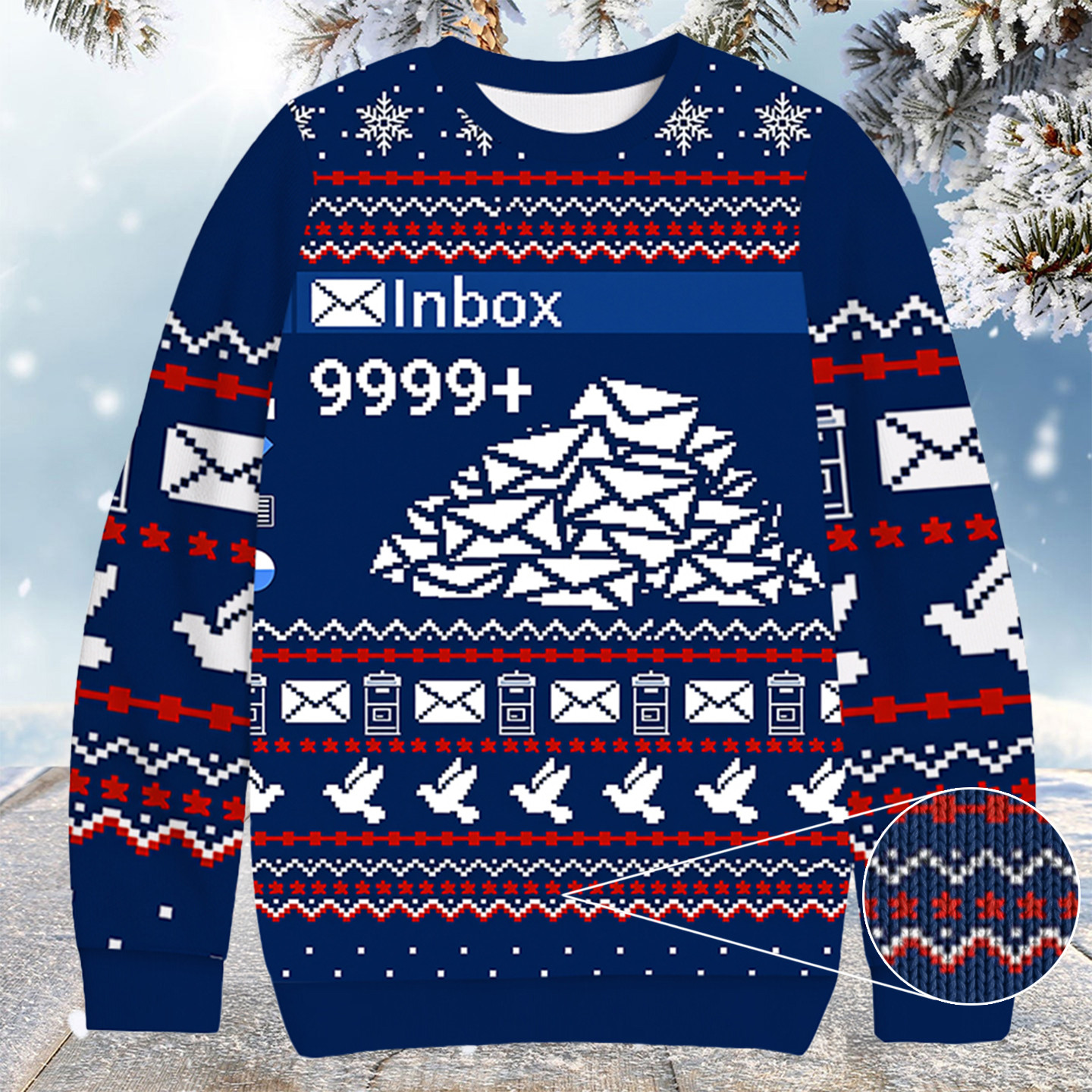 Inbox 9999 Christmas Ugly Sweater Merry Xmas Clothing Xmas Present For Brother