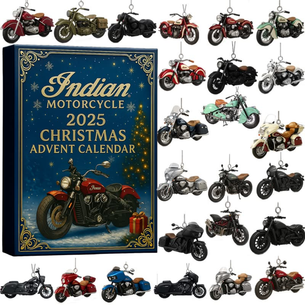 Indian Motorcycles Ornament Advent Calendar Xmas Calendar Countdown Gifts For Boyfriend