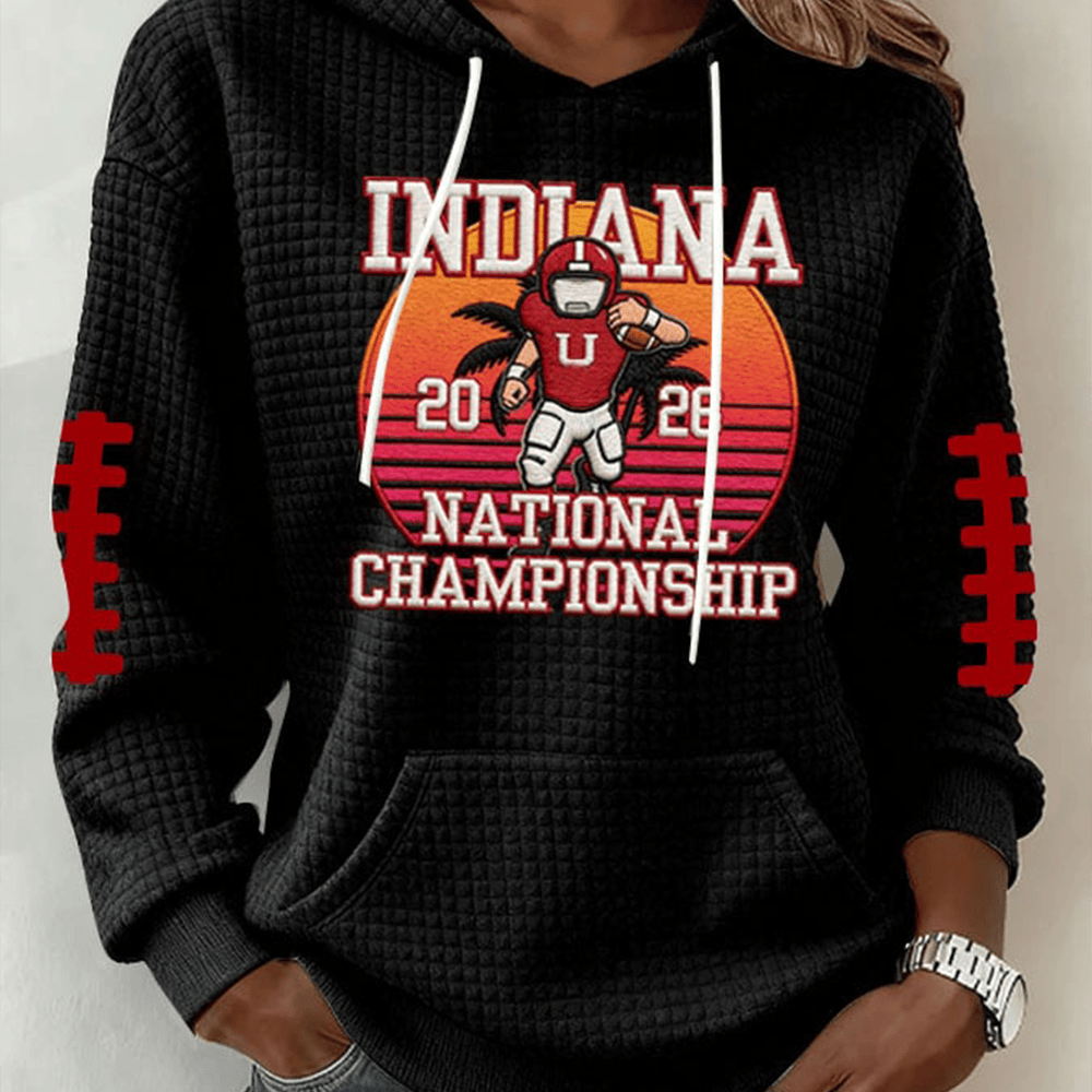 Indiana 2026 National Championship Hoodie Football Merch Game Day Outfit