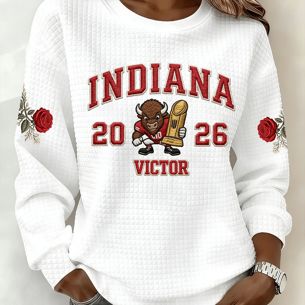 Indiana 2026 Victory Sweatshirt IU Football National Championship Clothing Line
