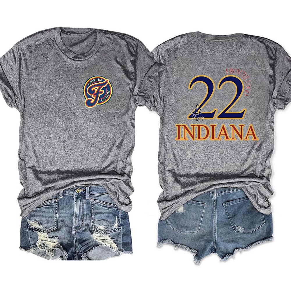 Indiana Caitlin Clark Number 22 Basketball T-Shirt Best Gift For Basketball Fans