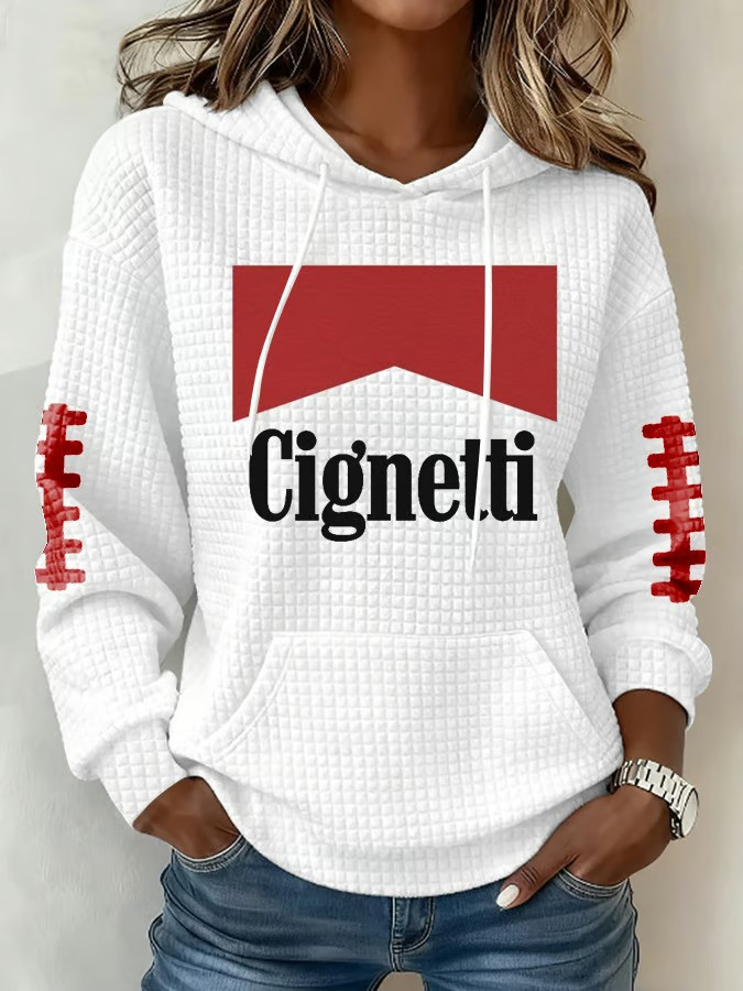 Indiana Cignetti Hoodie Hoosiers Football Coach Fan Apparel College Game Day Gear Best For Students