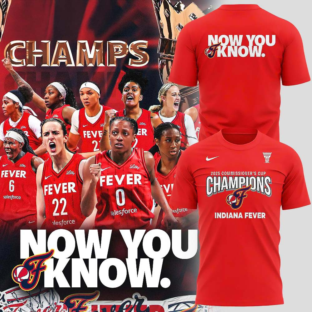 Indiana Fever 2025 WNBA Commissioners Cup Champions T-Shirt Gift For Basketball Lover