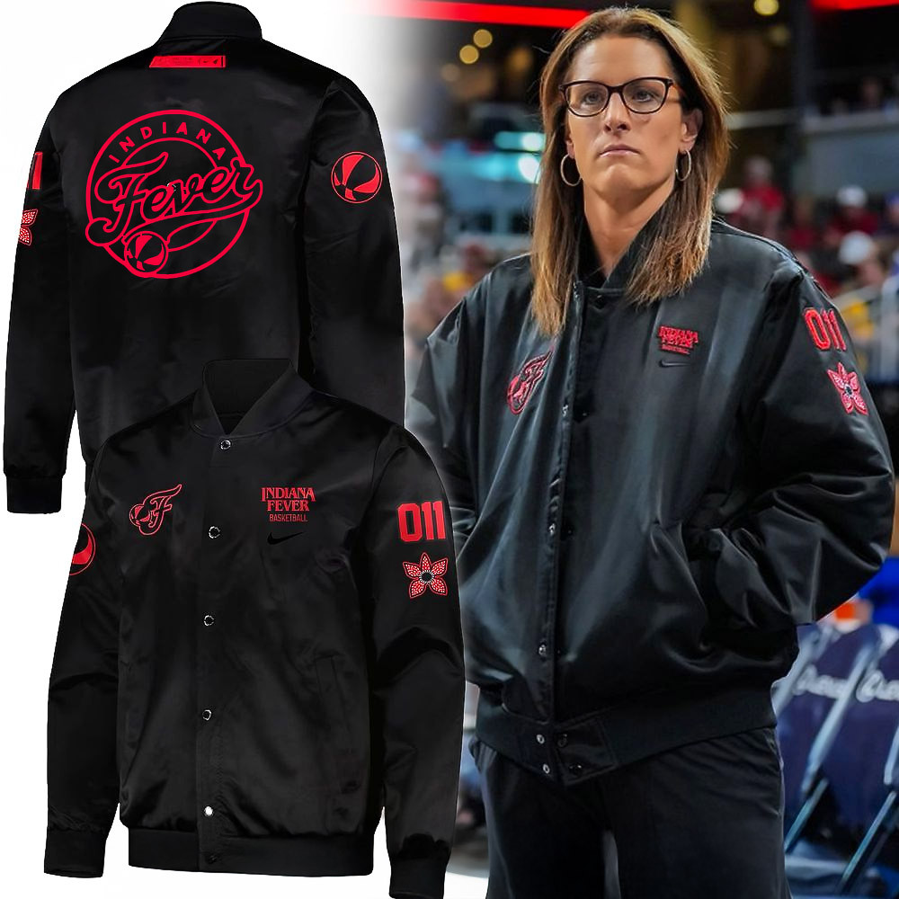 Indiana Fever Coach Stephanie Stranger Things Jacket Best Gift For Basketball Fans