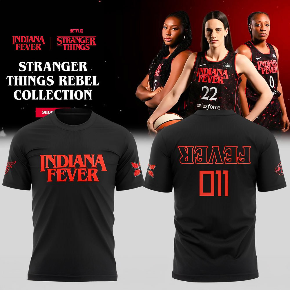 Indiana Fever Stranger Things Rebel T Shirt Best Gift For Basketball Fans