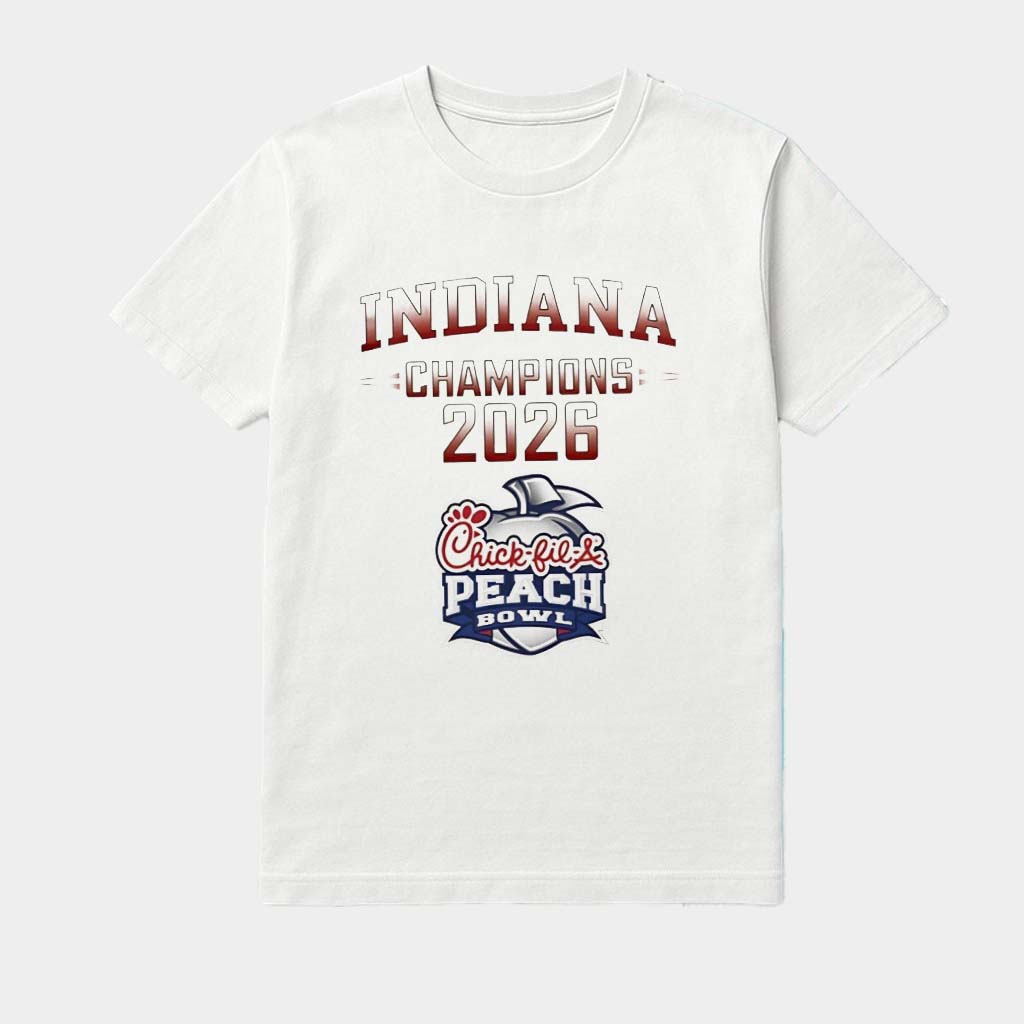 Indiana Football 2026 Vrbo Fiesta Bowl Champions Shirt Best Gifts For Football Fans