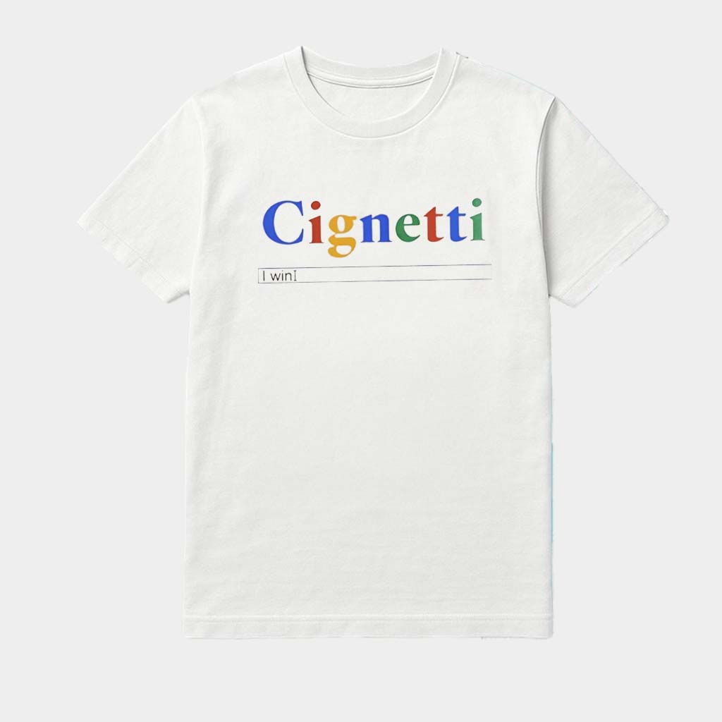 Indiana Football Cignetti I Win Google Me Shirt Search Bar Google's Parody Logo T-Shirt Gifts