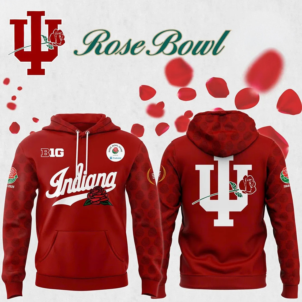Indiana Football Helmet 2026 Rose Bowl Hoodie Indiana Pride Merch Best Gifts For Football Lover