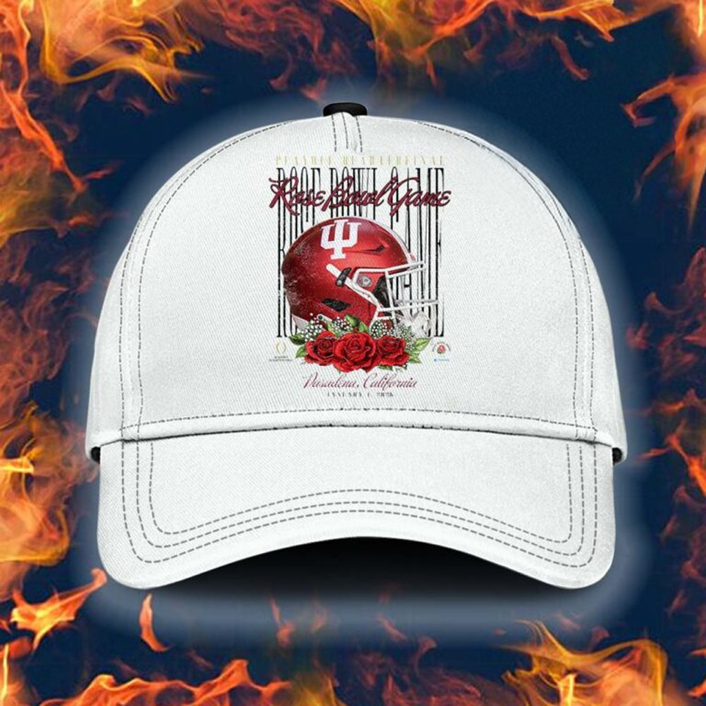 Indiana Football Merch IU Rose Bowl Game Helmet Hat Gifts For Football Lovers