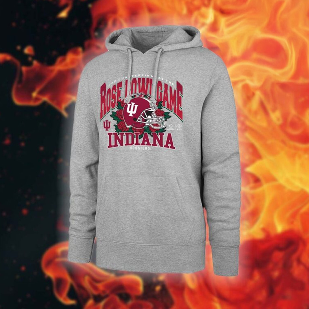 Indiana Football Rose Bowl Collection Merch Rose Bowl Game Logo Hoodie Gifts For Brothers