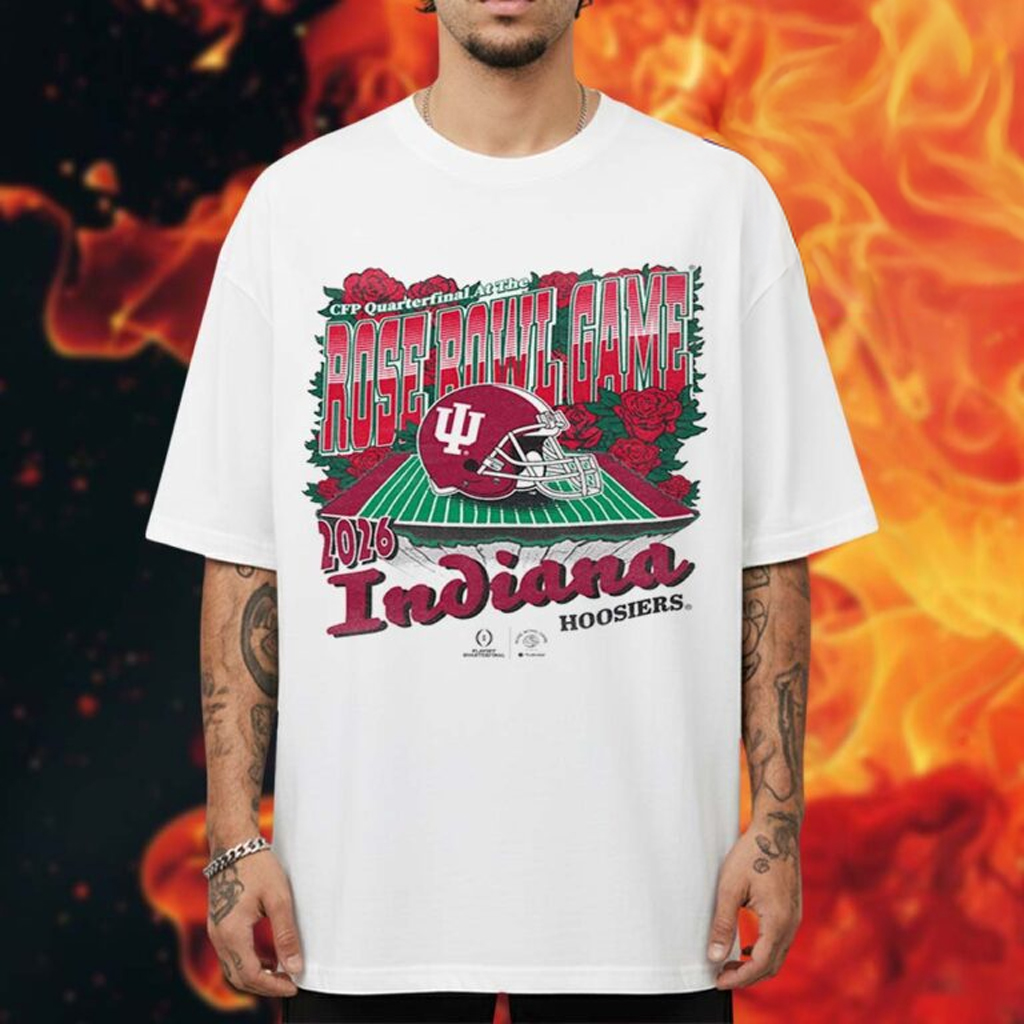 Indiana Football Rose Bowl Collection Merch Rose Bowl Game Logo T-Shirt Football Fan Gifts