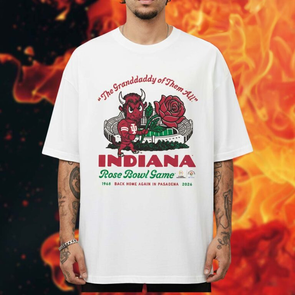 Indiana Football Rose Bowl Collection Merch The Granddaddy Of Them All T-Shirt Fan Merch