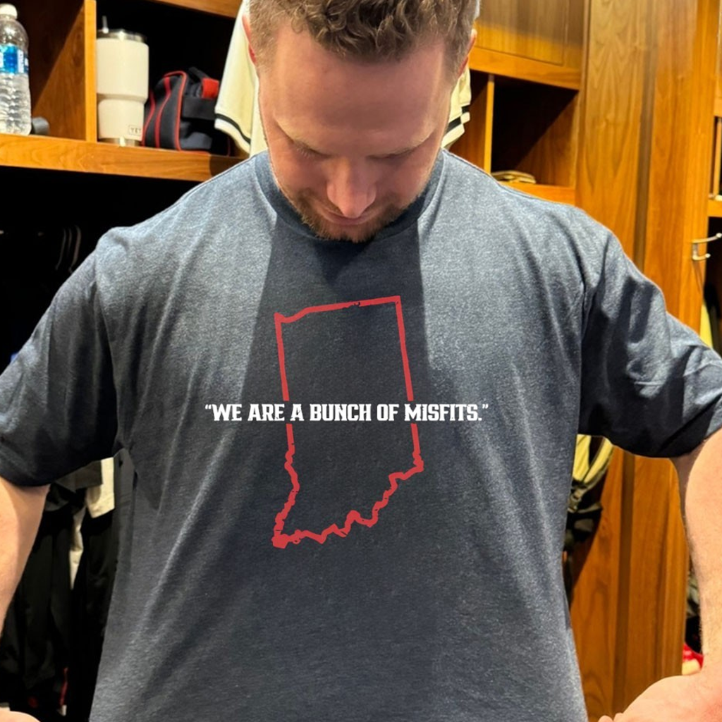Indiana Football We Are A Bunch Of Misfits Shirt IU Football Merch Gifts For Fans