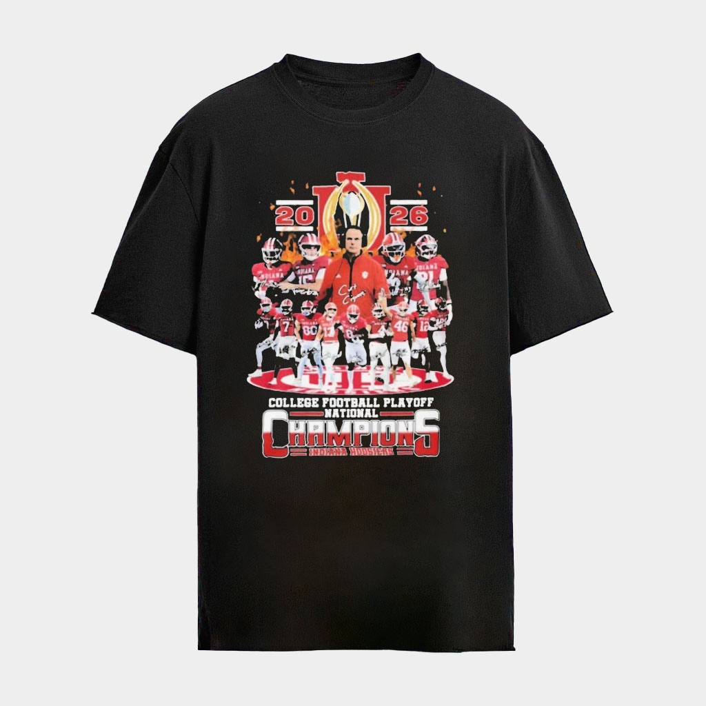 Indiana Hoosiers 2026 College Football Playoff National Champions Shirt Hoosiers Merch Gifts
