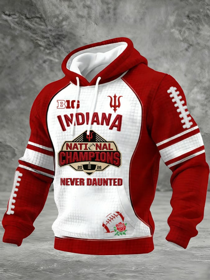 Indiana Hoosiers Big Ten Champions Hoodie Hoosiers Football Champions Merch Game Day Outfit