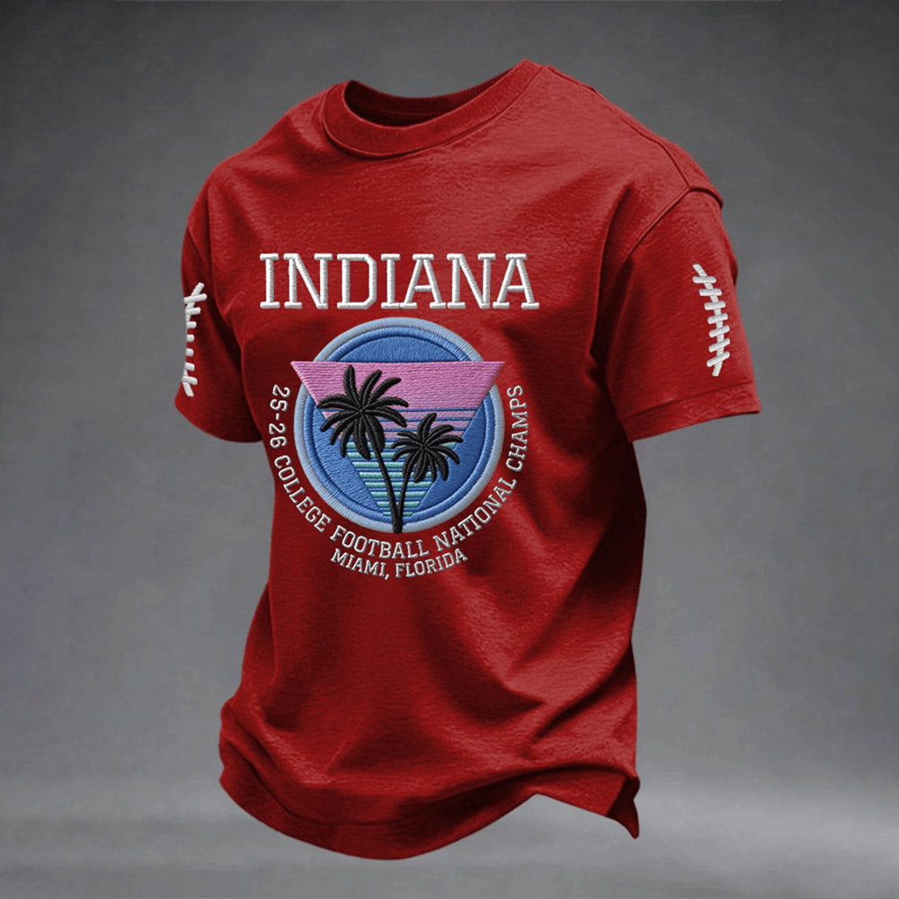Indiana Hoosiers Champs T-Shirt Football Game Day Clothing Football Gear