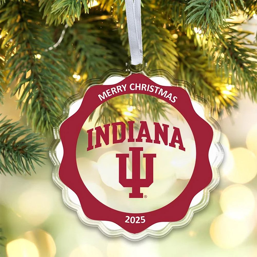 Indiana Hoosiers Christmas Ornament Indiana Hoosier Football Ornament Xmas Gifts