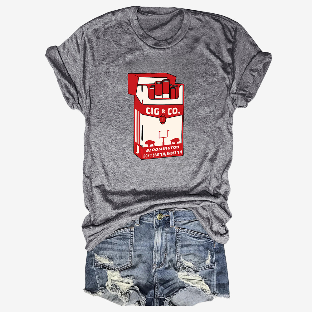 Indiana Hoosiers Cig & Co Indiana Hoosier Football T-Shirt Indiana Hoosier Merchandise