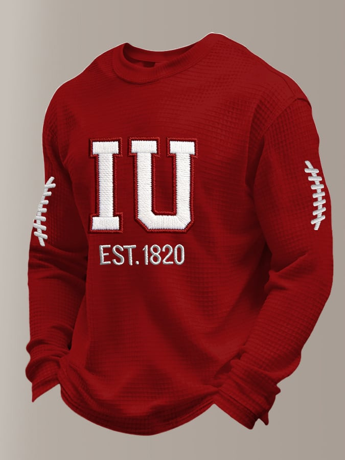 Indiana Hoosiers Est 1820 Football Long Sleeve Shirt Game Day Merch Best Fan Gear