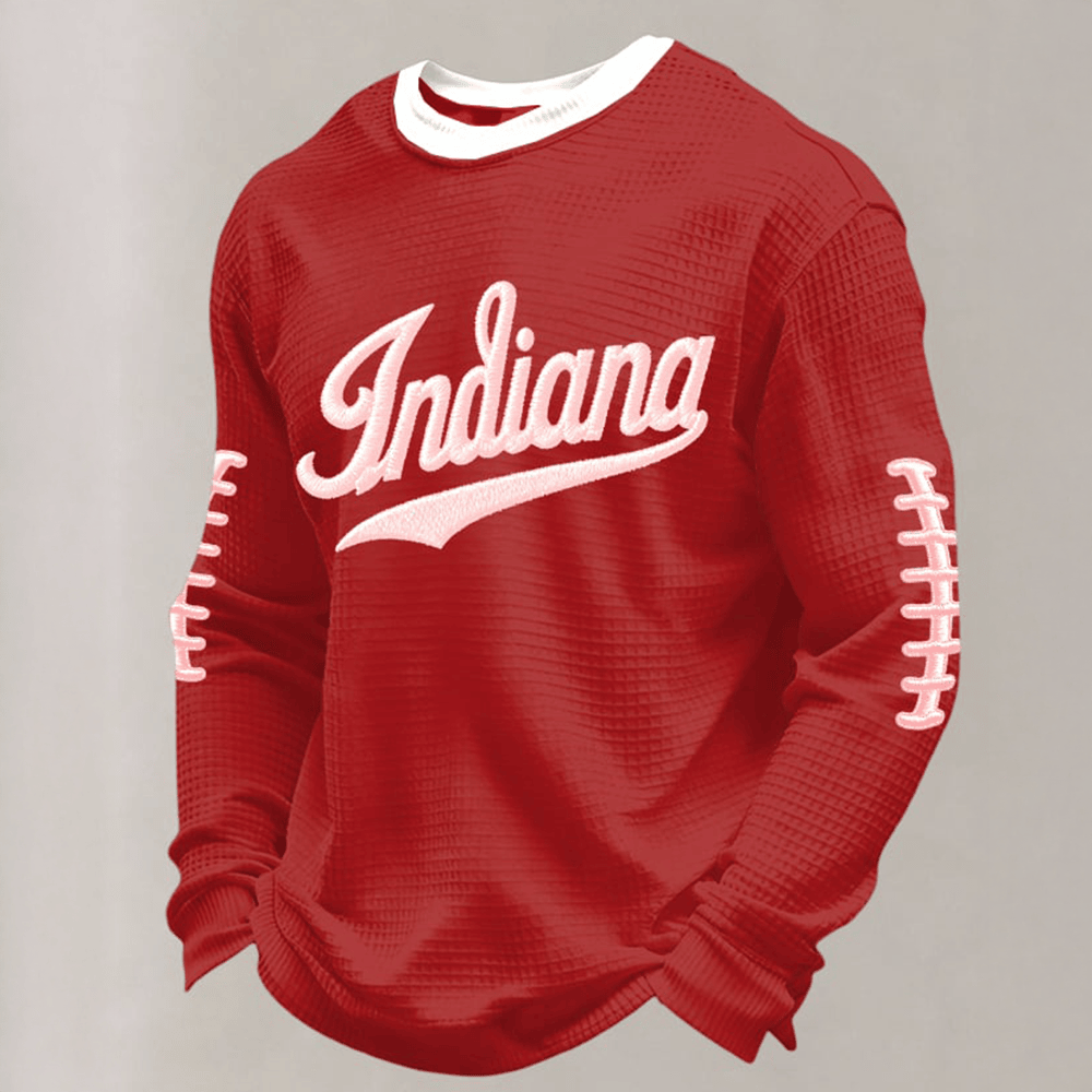 Indiana Hoosiers Football Game Day Long Sleeve Shirt Football Clothing Gift For Him