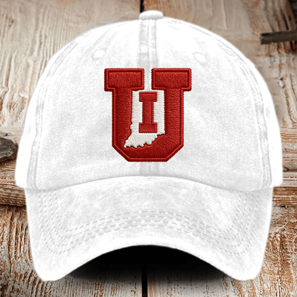 Indiana Hoosiers Football Hat Indiana Hoosiers Baseball Cap Unique Gift For Boyfriend