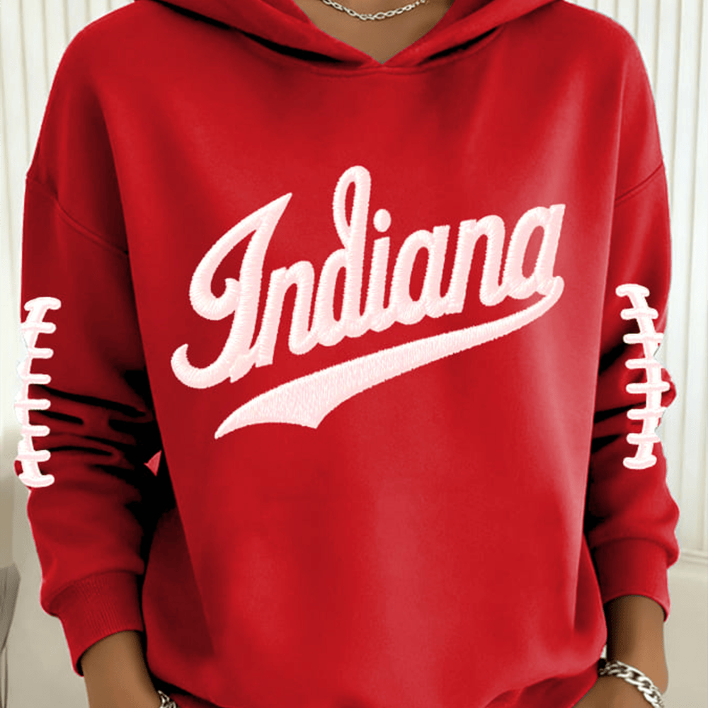 Indiana Hoosiers Football Hoodie Game Day Indiana Hoosiers Merch Fan Gear