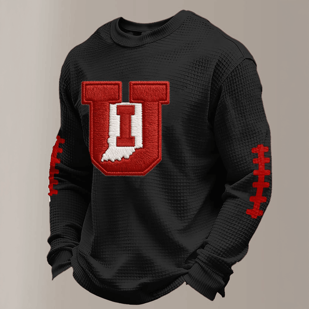 Indiana Hoosiers Football Long Sleeve Shirt Game Day Clothing Gift For Boyfriend