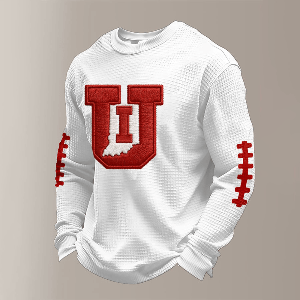 Indiana Hoosiers Football Long Sleeve Shirt Game Day Merch Gift For Boyfriend