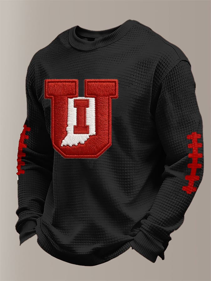 Indiana Hoosiers Football Long Sleeve Shirt Game Day Merch Gift For Men