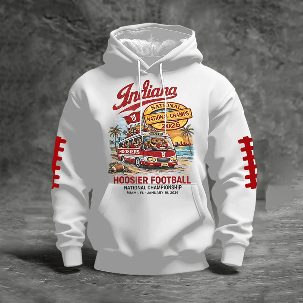 Indiana Hoosiers Football National Champs Hoodie IU National Champs Hoodie Gift For Men