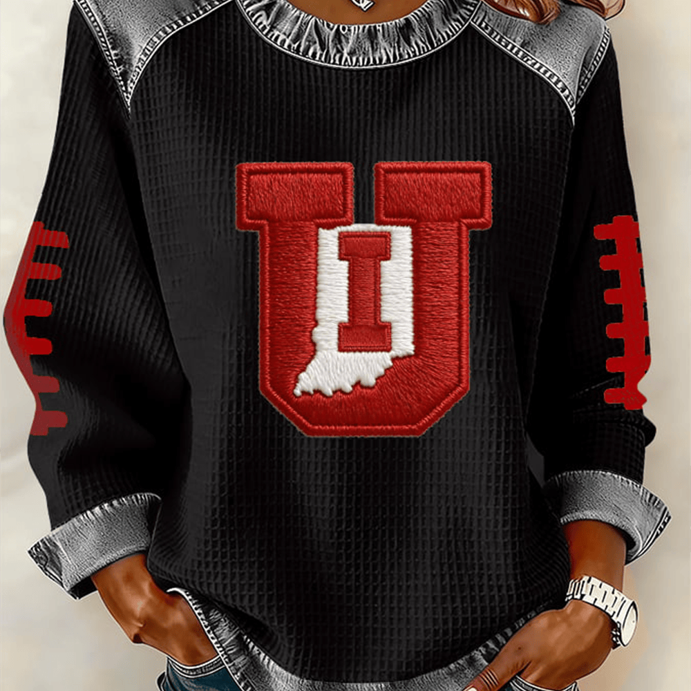 Indiana Hoosiers Game Day Sweatshirt Football Themed Indiana Hoosiers Fan Gears