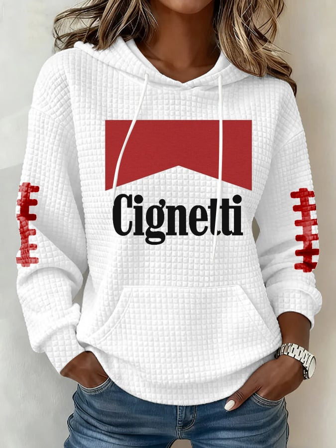 Indiana Hoosiers Merch Curt Cignetti Hoodie Game Day Football Gifts For Her