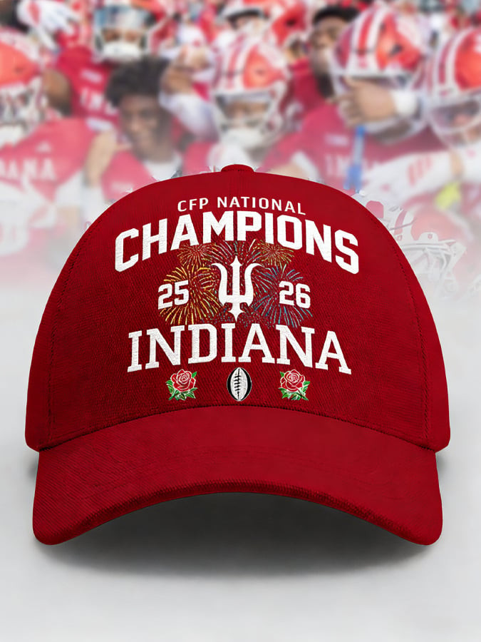 Indiana Hoosiers National Champions 25 26 Hat Indiana Hoosiers Merchandise Football Gear