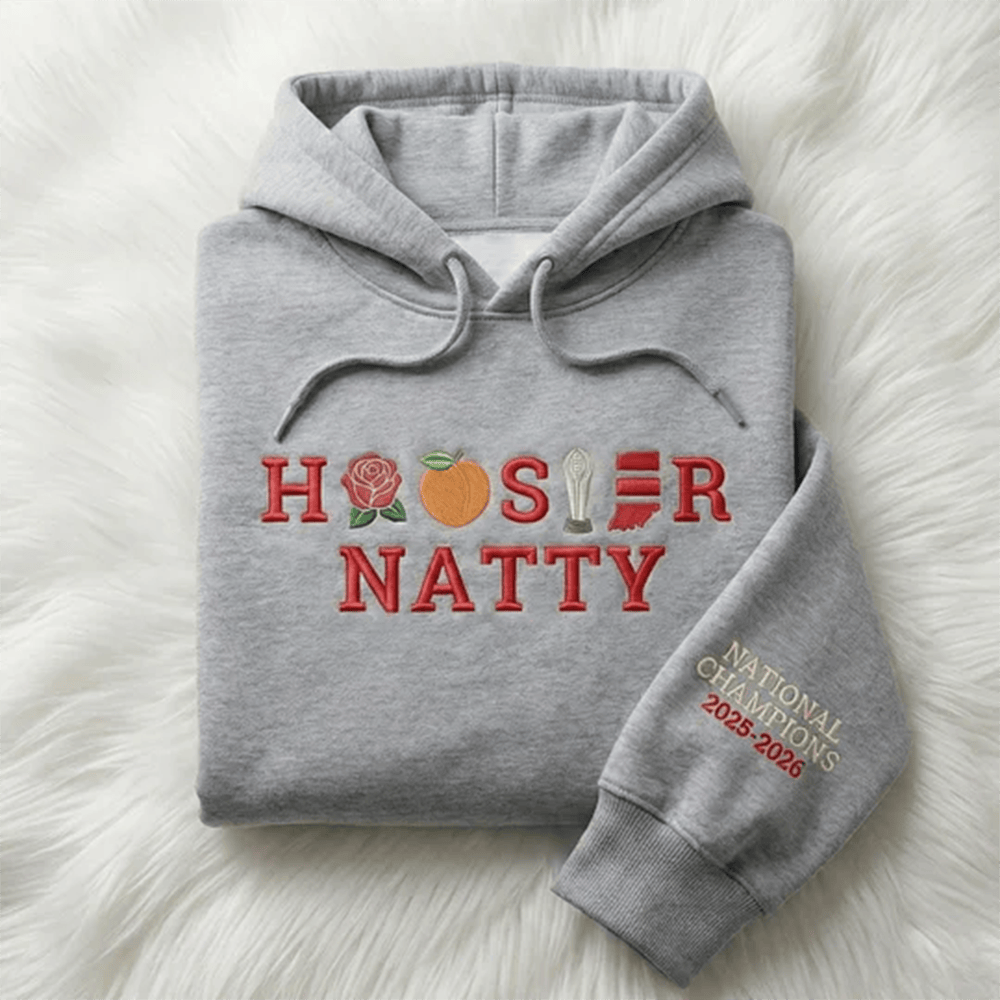 Indiana Hoosiers National Champions Hoodie Indiana Hoosiers Game Day Hooded Sweatshirt Football Gear