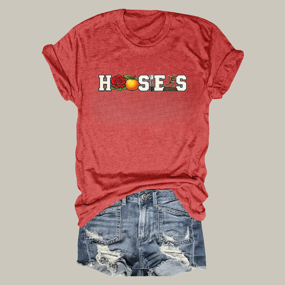 Indiana Hoosiers Peach Rose Bowl T-Shirt 2026 National Championships Shirt Football Gear