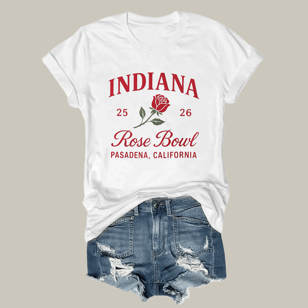 Indiana Hoosiers Rose Bowl 2026 T-Shirt Game Day Football Clothes Game Day Gear