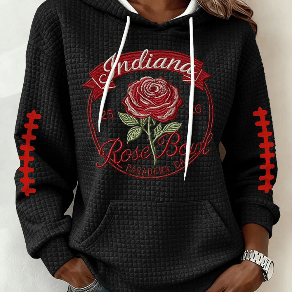 Indiana Hoosiers Rose Bowl Champs 25 26 Hoodie Football Merch Game Day Outfit