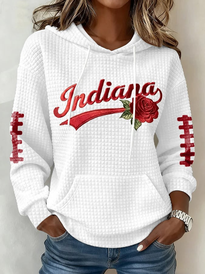 Indiana Hoosiers Rose Bowl Football Hoodie Game Day Merch Gift Ideas For Teens