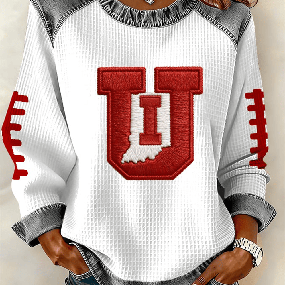 Indiana Hoosiers Vintage Sweatshirt Football Game Day Merch Indiana Hoosiers Fan Gear