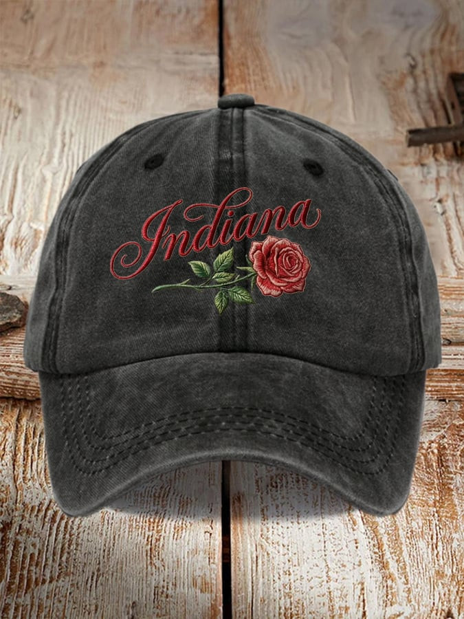 Indiana National Champions Hat IU National Championship Merch IH Football Hat Embroidered