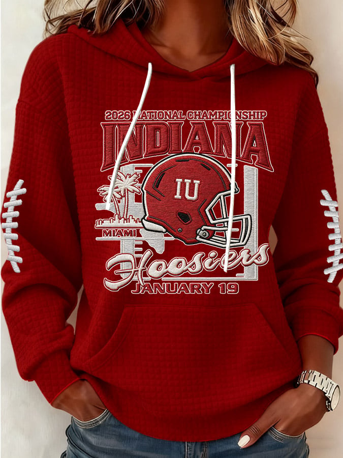 Indiana National Champions Hoodie IH Hoodie IU National Championship Merch Red