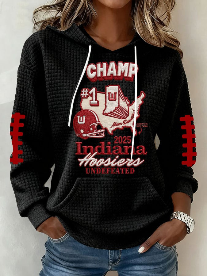 Indiana National Champions Hoodie Indiana Football Hoodie IU National Championship Merch For Fan