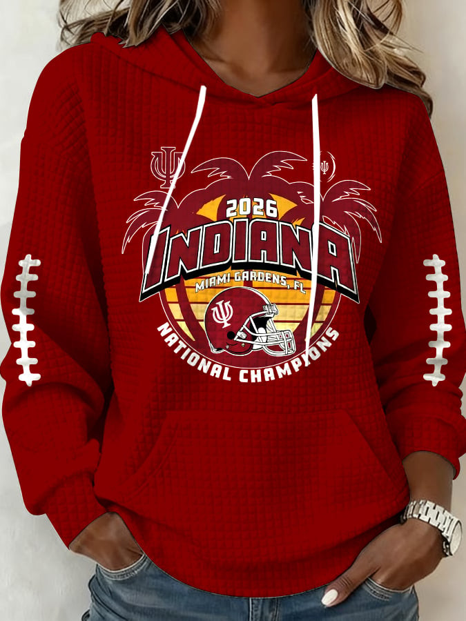 Indiana National Champions Hoodie IU National Championship Merch Best Gift For Football Lovers
