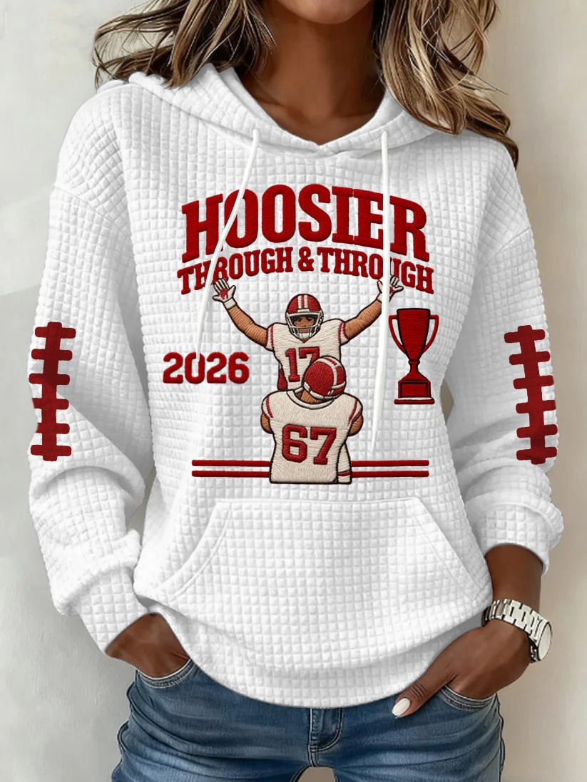 Indiana National Champions Hoodie IU National Championship Merch Hoosier Through And Through