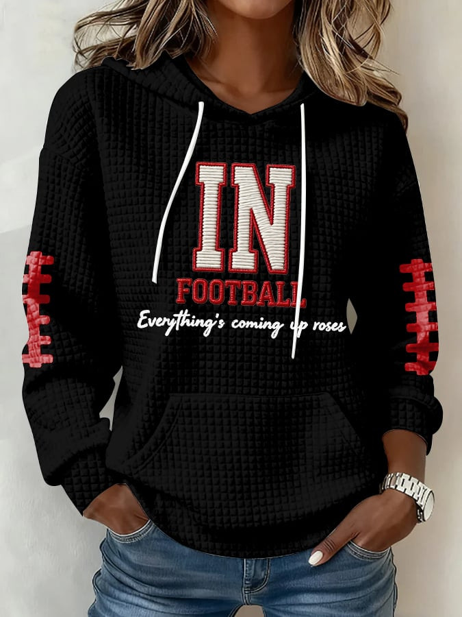 Indiana National Champions Hoodie IU National Championship Merch IH Everything's Coming Up Roses Indiana National Champions Hoodie IU National Championship Merch IH Everything's Coming Up Roses