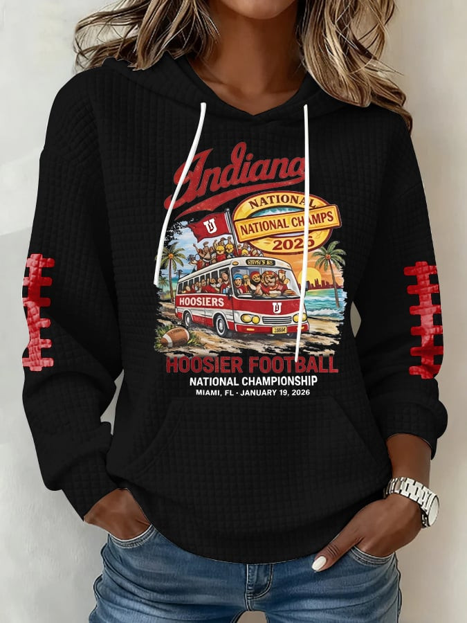 Indiana National Champions Hoodie IU National Championship Merch Indiana Pride Gameday Hoodie