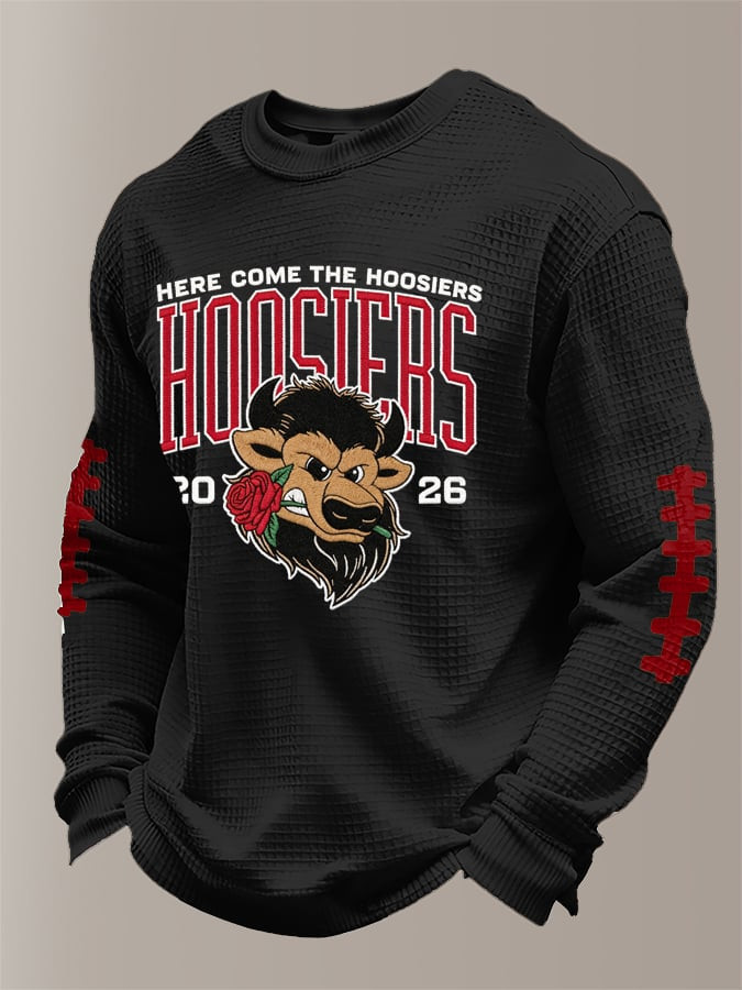 Indiana National Champions Long Sleeve Shirt IU National Championship Merch Here Come The Hoosiers